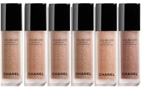 Chanel water fresh tint shades